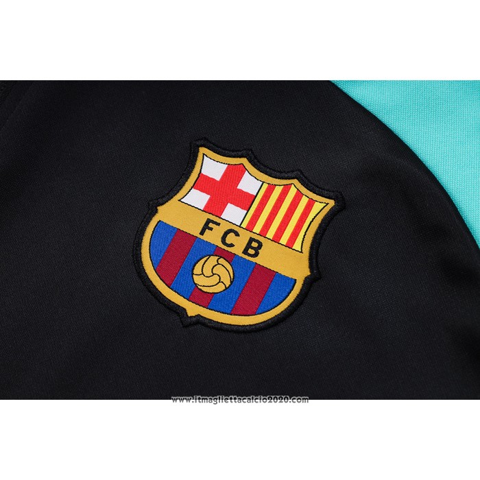 Tuta da Track con Capucha FC Barcellona 2022 2023 Blu e Nero